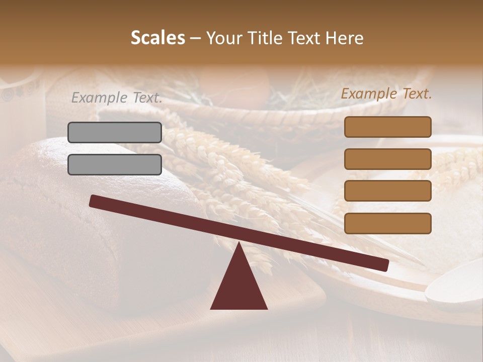 Black Wooden Piece PowerPoint Template