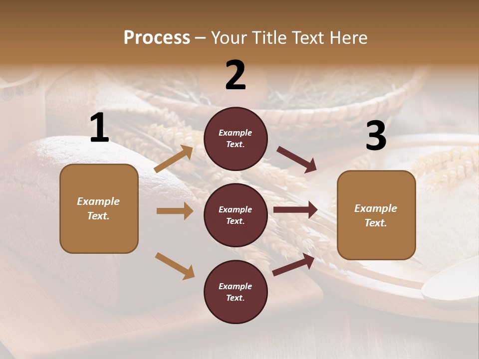 Black Wooden Piece PowerPoint Template