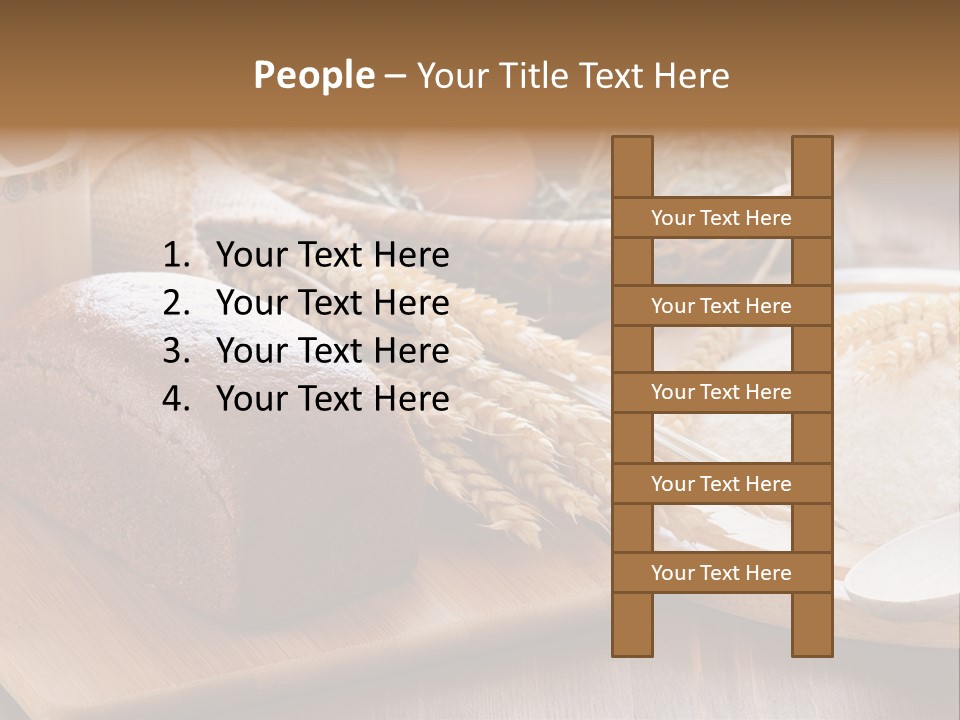 Black Wooden Piece PowerPoint Template