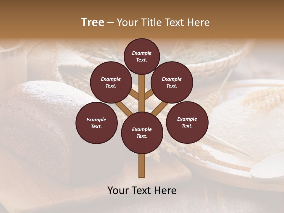 Black Wooden Piece PowerPoint Template