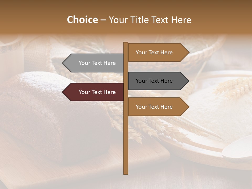 Black Wooden Piece PowerPoint Template