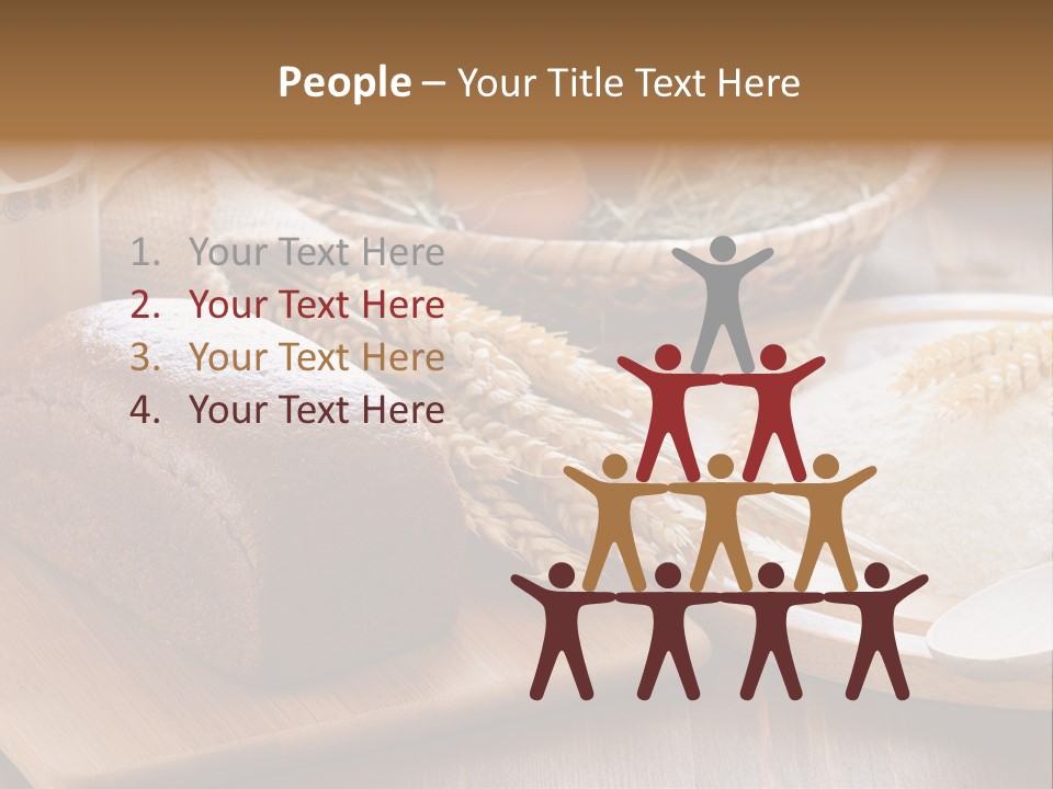 Black Wooden Piece PowerPoint Template