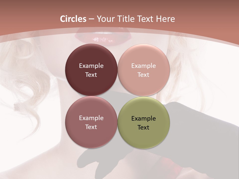 Studio Photo Of Young Pretty Model Sensuality Cute Girl PowerPoint Template