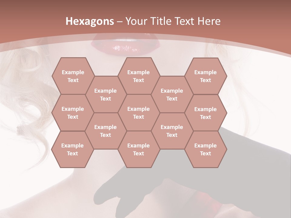 Studio Photo Of Young Pretty Model Sensuality Cute Girl PowerPoint Template