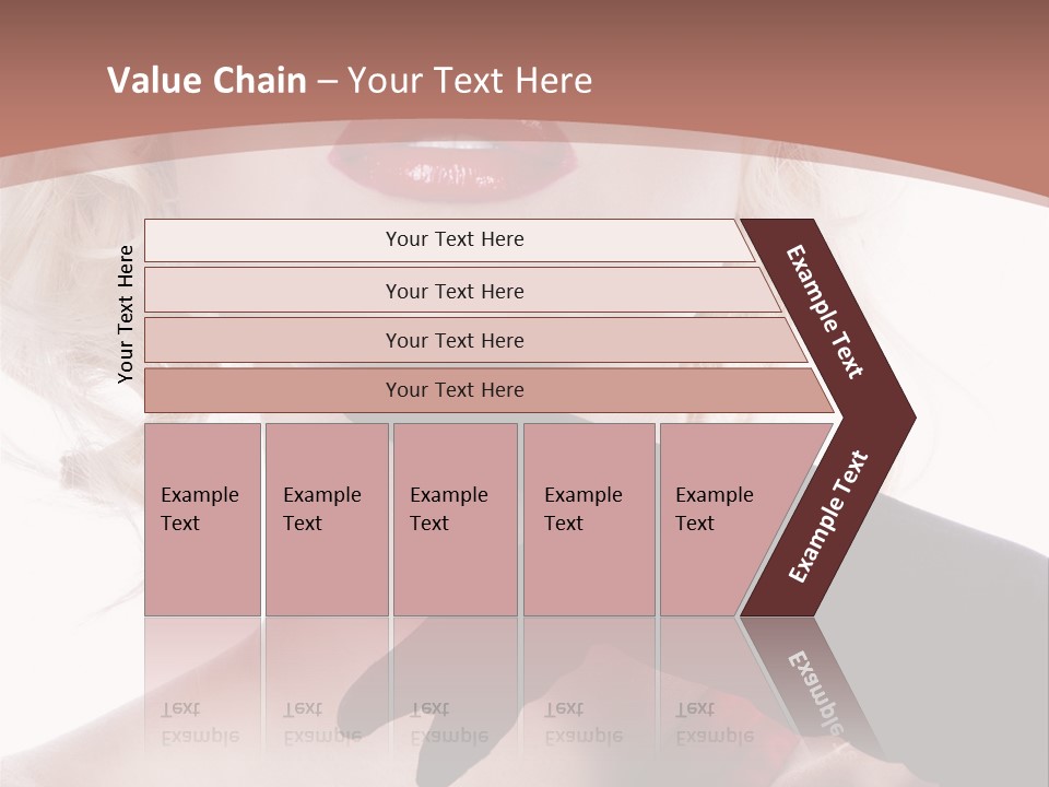 Studio Photo Of Young Pretty Model Sensuality Cute Girl PowerPoint Template