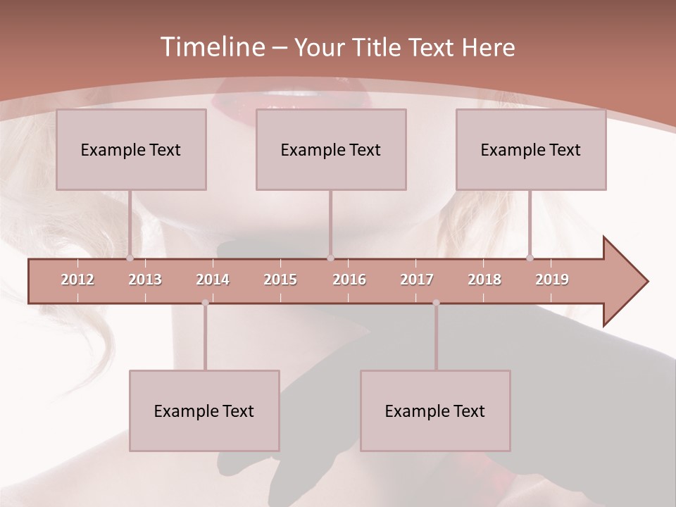 Studio Photo Of Young Pretty Model Sensuality Cute Girl PowerPoint Template