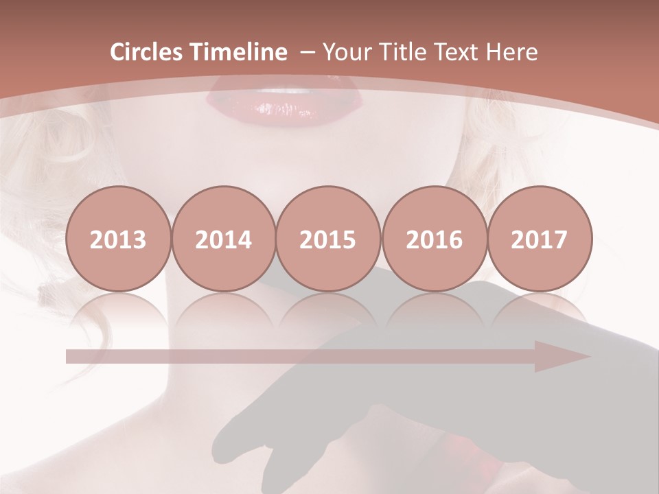 Studio Photo Of Young Pretty Model Sensuality Cute Girl PowerPoint Template