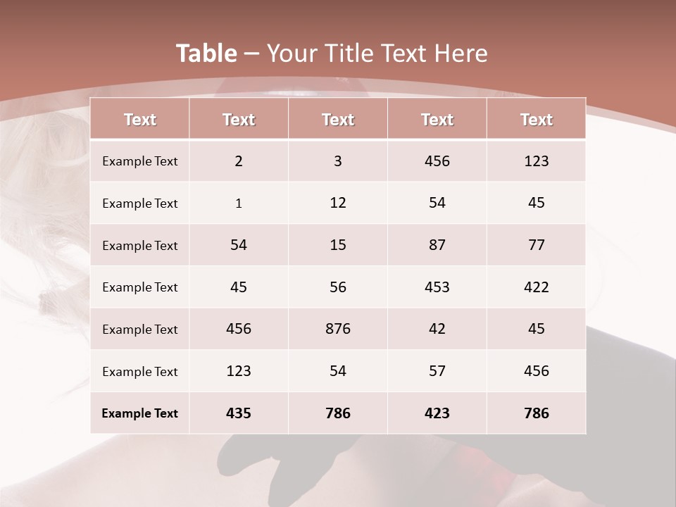 Studio Photo Of Young Pretty Model Sensuality Cute Girl PowerPoint Template