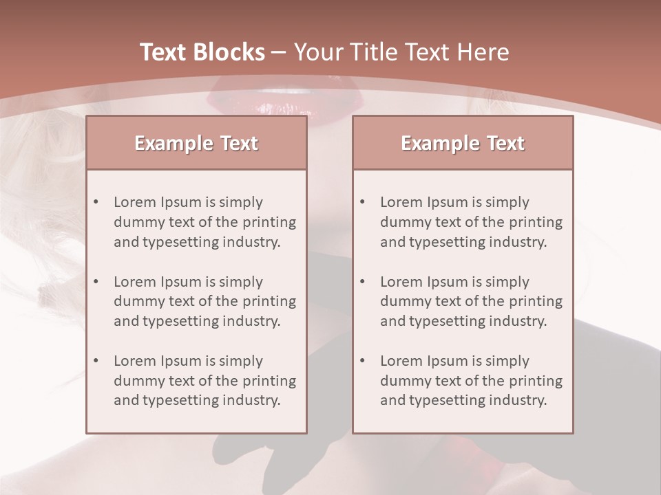 Studio Photo Of Young Pretty Model Sensuality Cute Girl PowerPoint Template