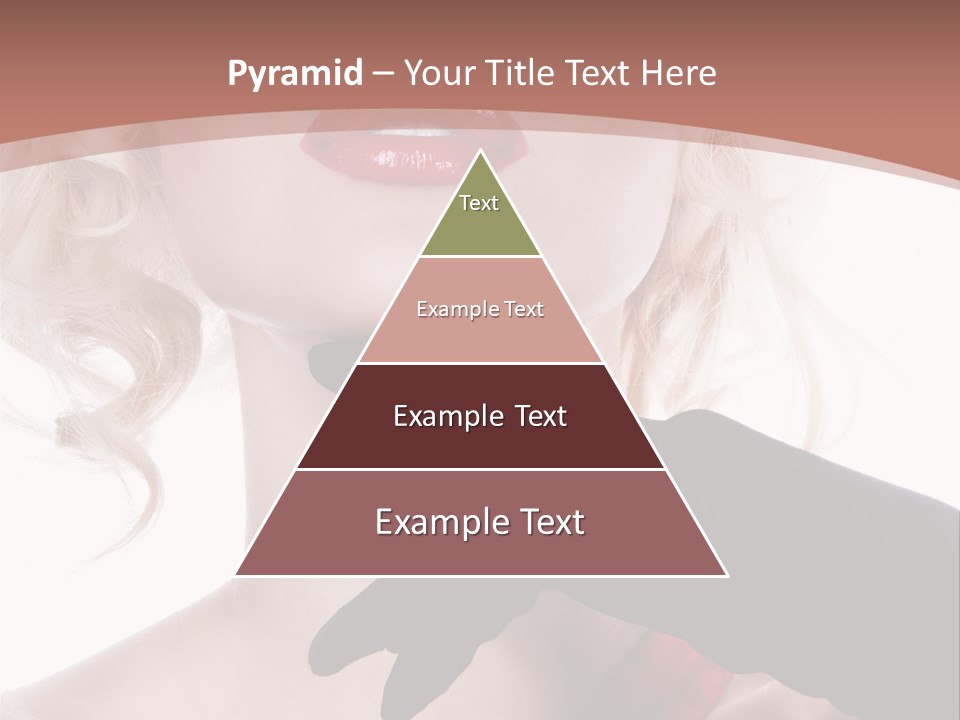 Studio Photo Of Young Pretty Model Sensuality Cute Girl PowerPoint Template