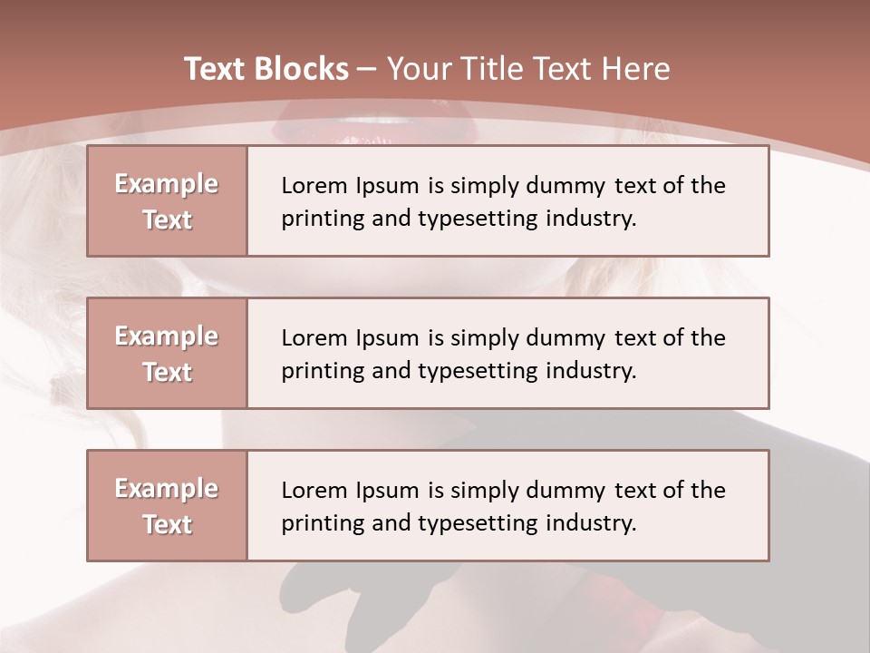 Studio Photo Of Young Pretty Model Sensuality Cute Girl PowerPoint Template