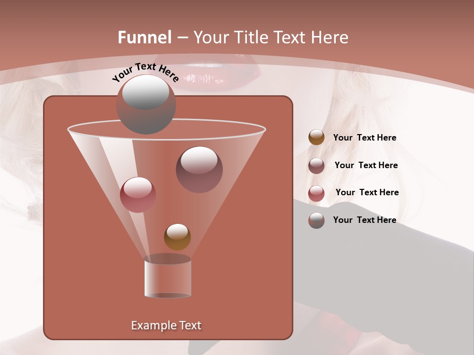 Studio Photo Of Young Pretty Model Sensuality Cute Girl PowerPoint Template