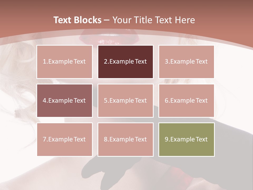 Studio Photo Of Young Pretty Model Sensuality Cute Girl PowerPoint Template