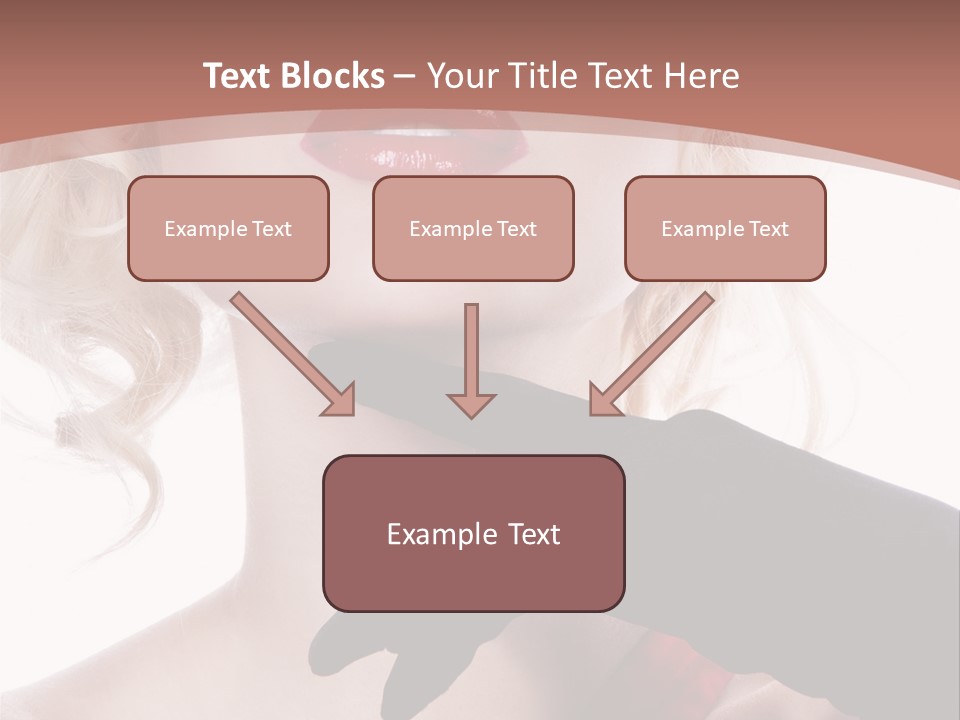 Studio Photo Of Young Pretty Model Sensuality Cute Girl PowerPoint Template