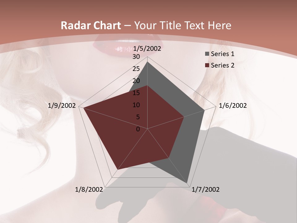 Studio Photo Of Young Pretty Model Sensuality Cute Girl PowerPoint Template