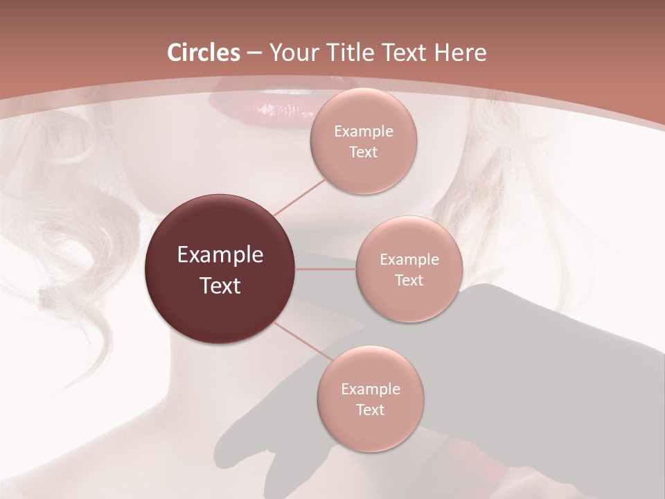 Studio Photo Of Young Pretty Model Sensuality Cute Girl PowerPoint Template