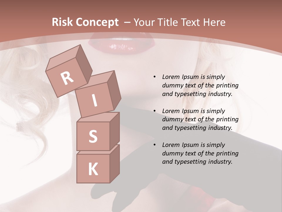 Studio Photo Of Young Pretty Model Sensuality Cute Girl PowerPoint Template