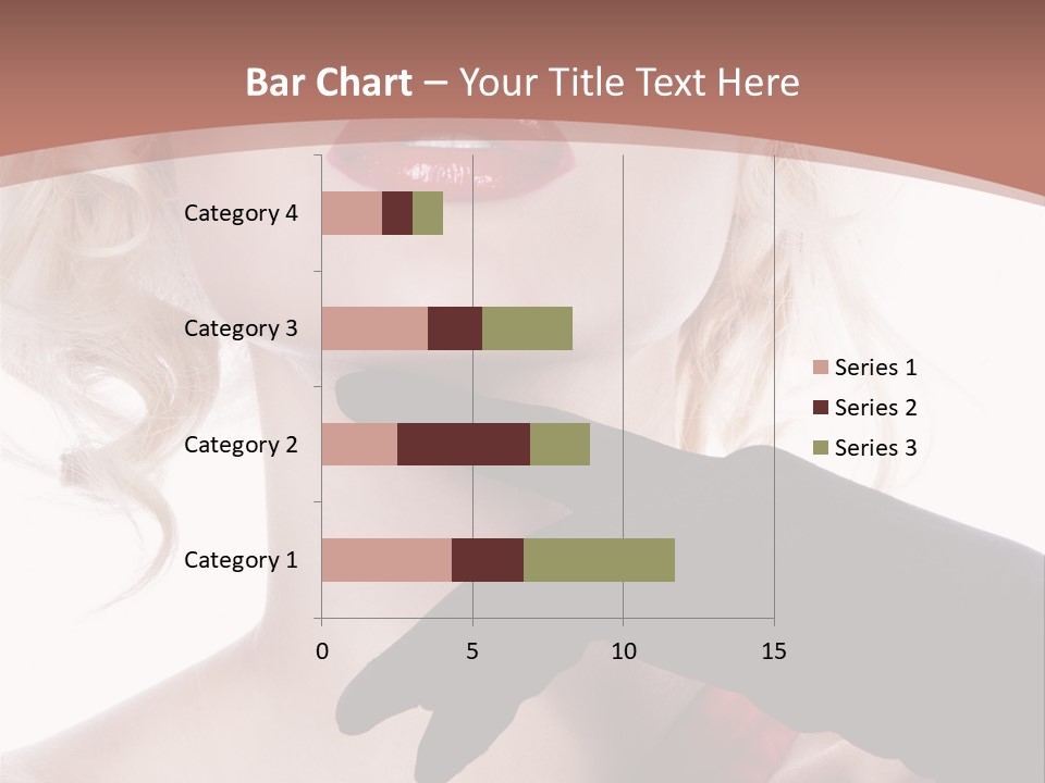 Studio Photo Of Young Pretty Model Sensuality Cute Girl PowerPoint Template