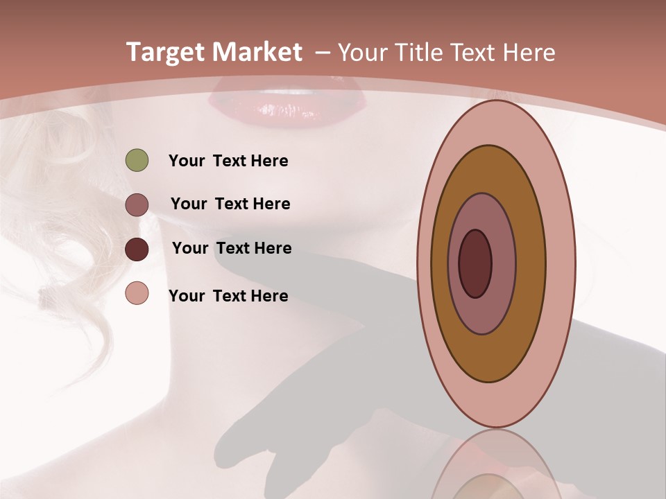 Studio Photo Of Young Pretty Model Sensuality Cute Girl PowerPoint Template