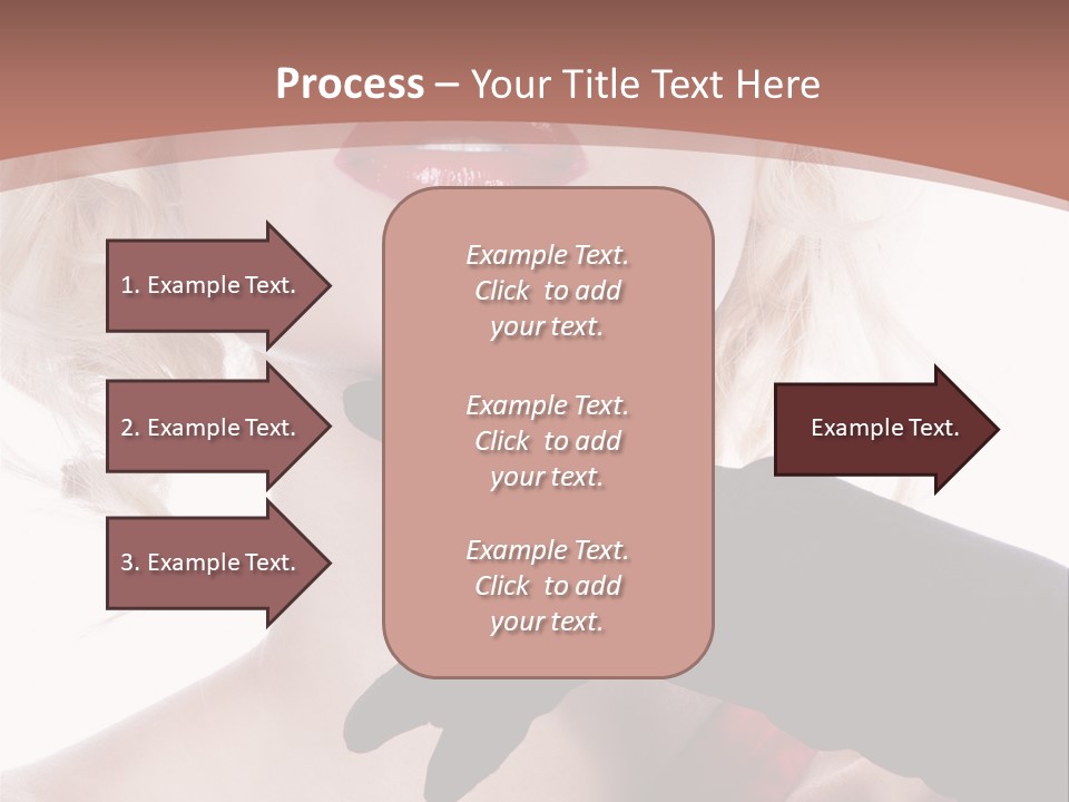 Studio Photo Of Young Pretty Model Sensuality Cute Girl PowerPoint Template