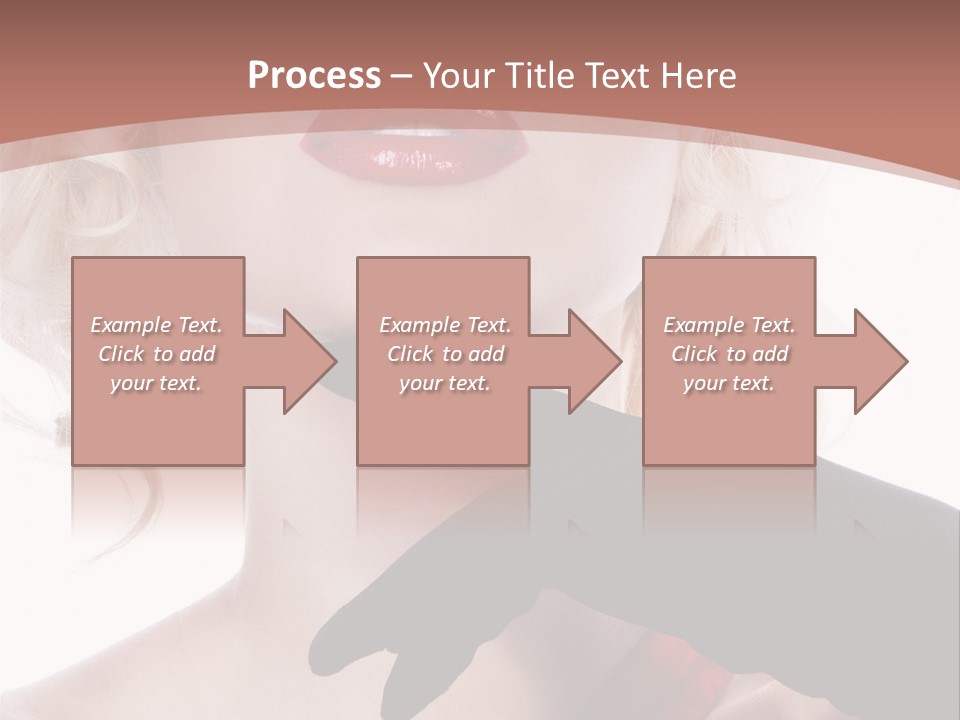 Studio Photo Of Young Pretty Model Sensuality Cute Girl PowerPoint Template