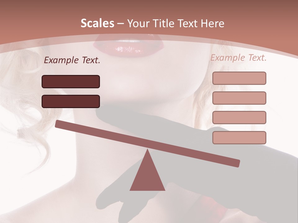 Studio Photo Of Young Pretty Model Sensuality Cute Girl PowerPoint Template