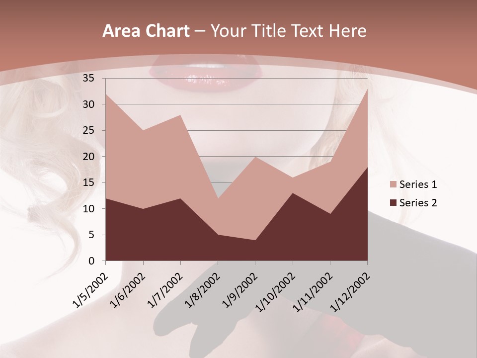 Studio Photo Of Young Pretty Model Sensuality Cute Girl PowerPoint Template