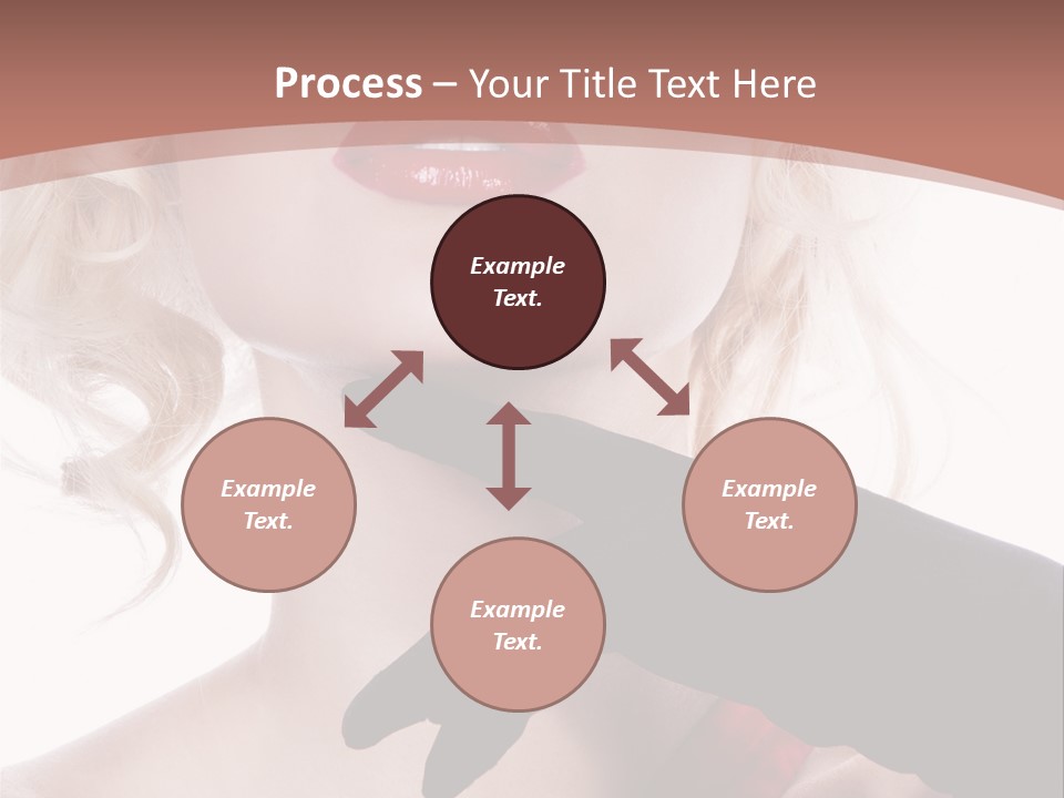 Studio Photo Of Young Pretty Model Sensuality Cute Girl PowerPoint Template