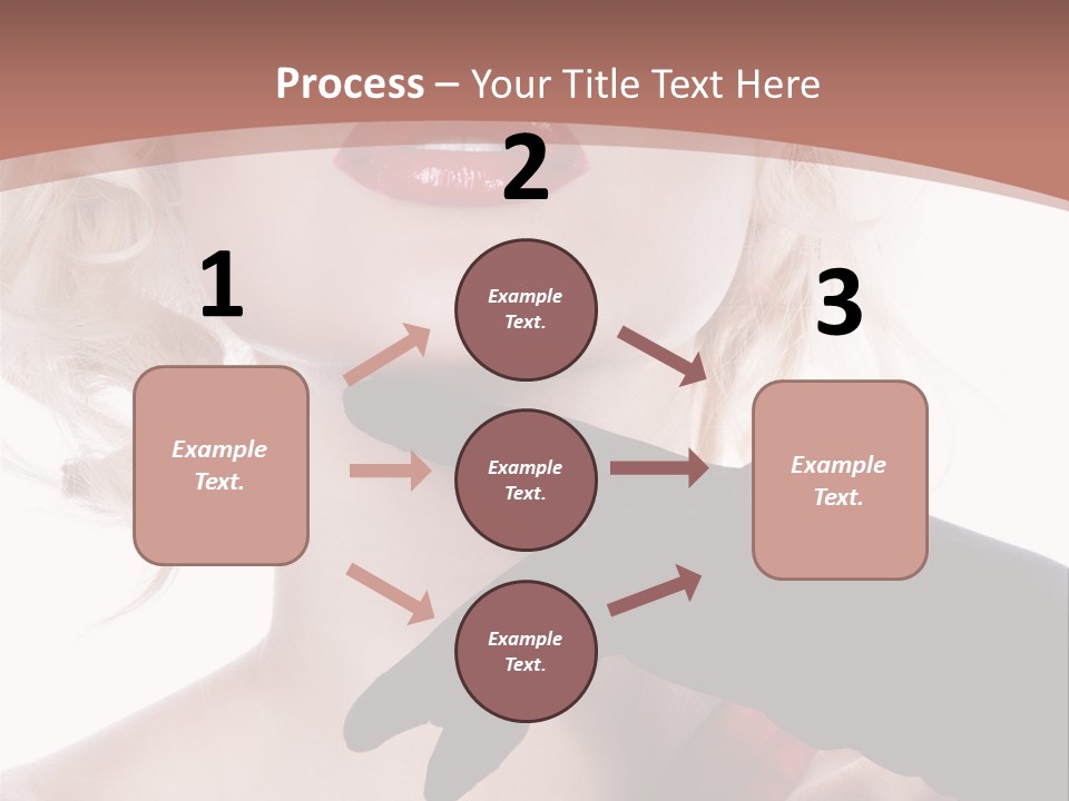 Studio Photo Of Young Pretty Model Sensuality Cute Girl PowerPoint Template