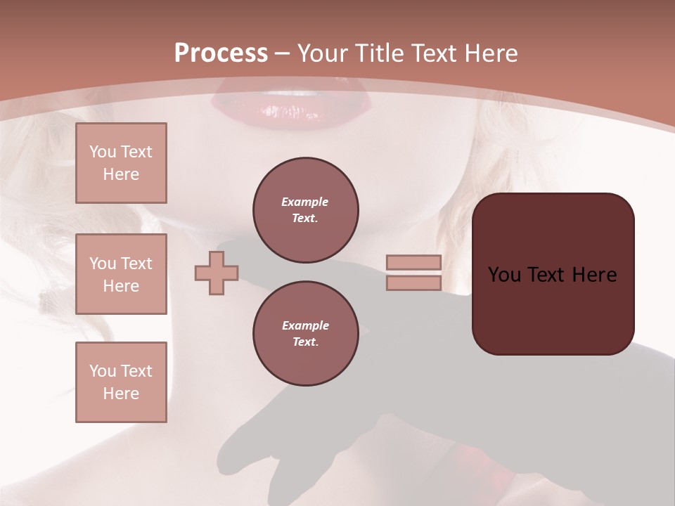 Studio Photo Of Young Pretty Model Sensuality Cute Girl PowerPoint Template