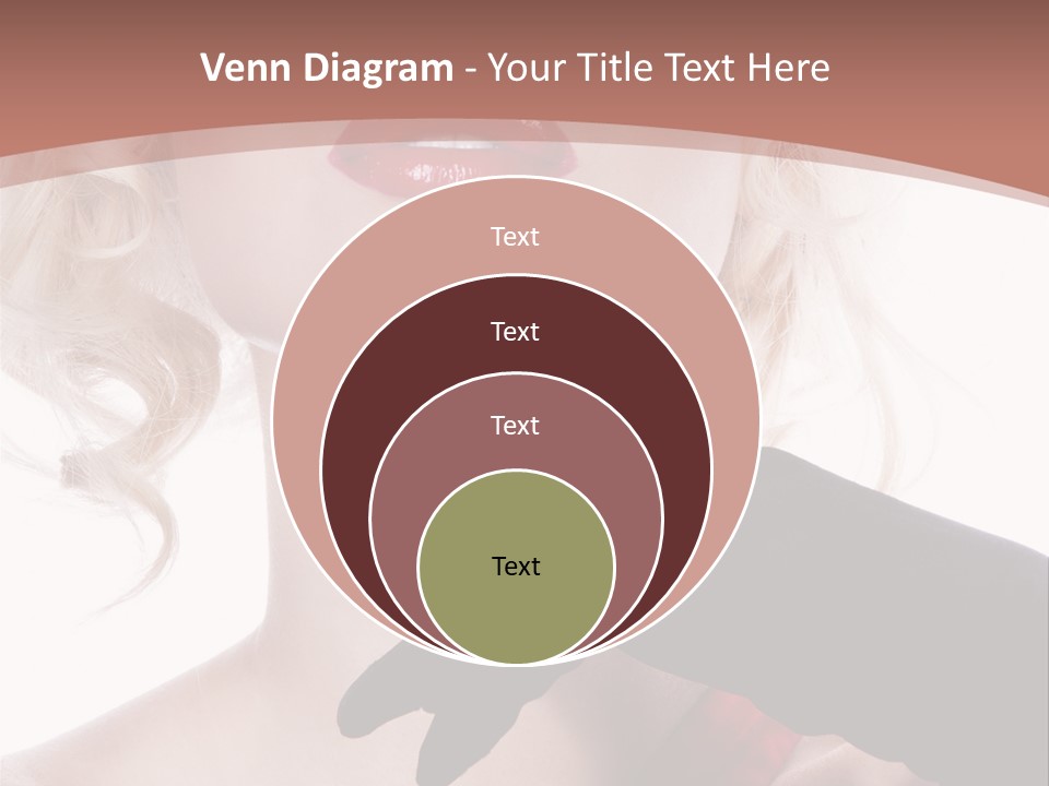 Studio Photo Of Young Pretty Model Sensuality Cute Girl PowerPoint Template