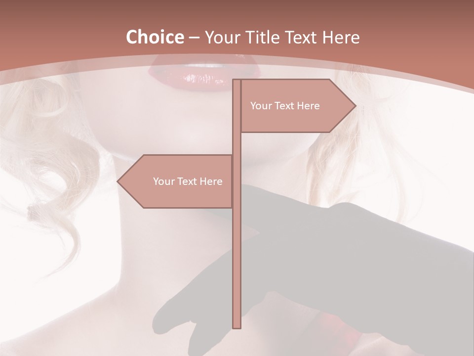 Studio Photo Of Young Pretty Model Sensuality Cute Girl PowerPoint Template