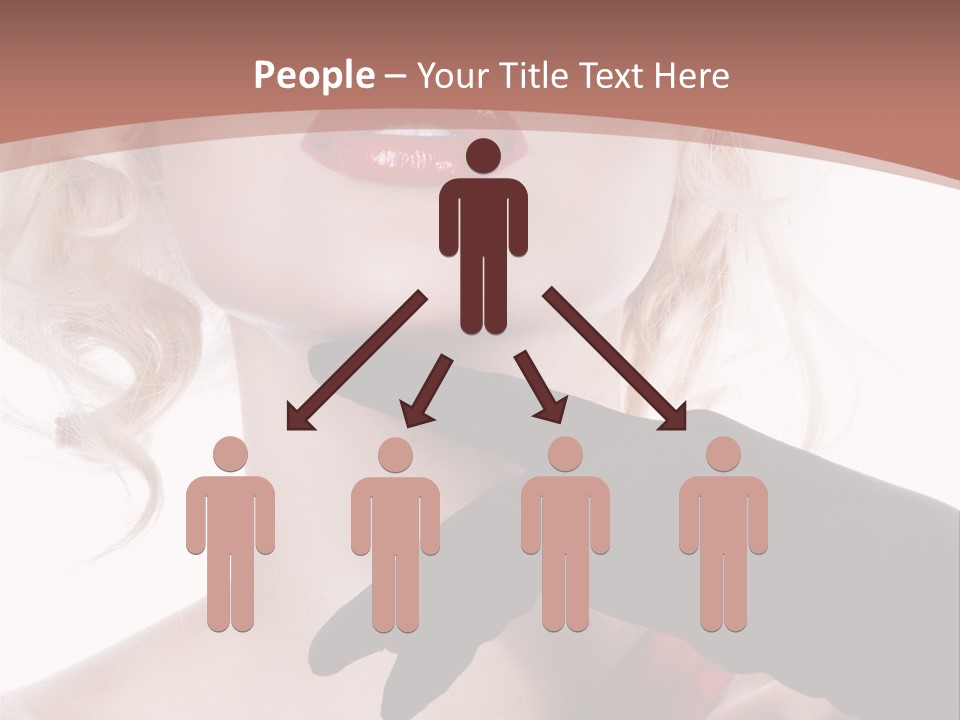 Studio Photo Of Young Pretty Model Sensuality Cute Girl PowerPoint Template