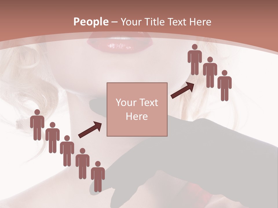 Studio Photo Of Young Pretty Model Sensuality Cute Girl PowerPoint Template