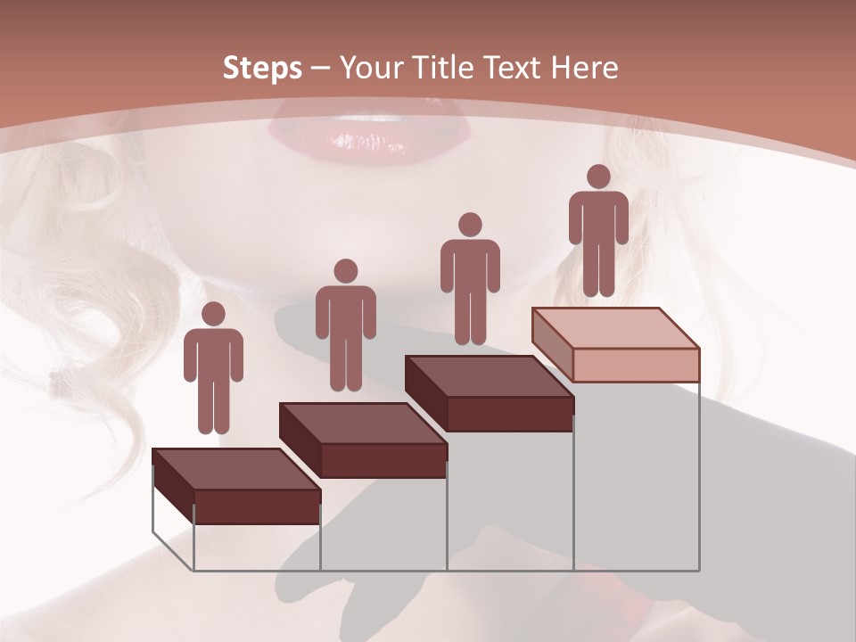 Studio Photo Of Young Pretty Model Sensuality Cute Girl PowerPoint Template