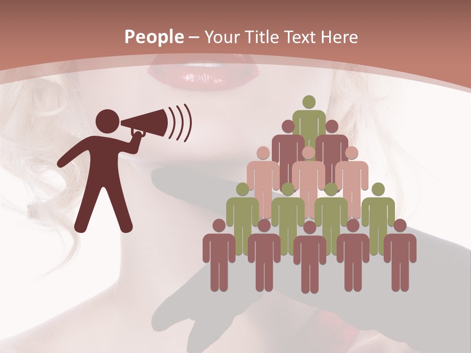 Studio Photo Of Young Pretty Model Sensuality Cute Girl PowerPoint Template