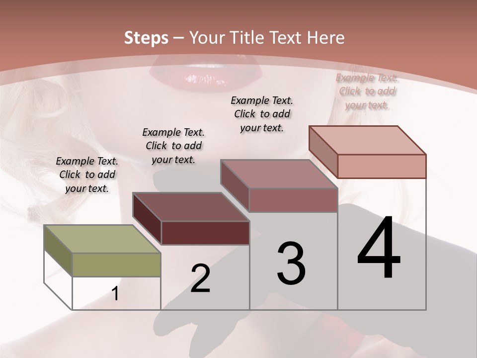 Studio Photo Of Young Pretty Model Sensuality Cute Girl PowerPoint Template