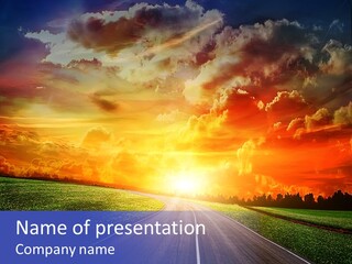 Sun Fast Day PowerPoint Template