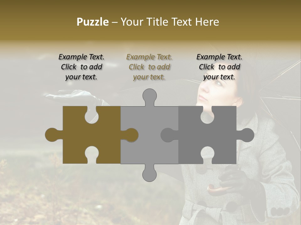 Green Nature Carrying PowerPoint Template