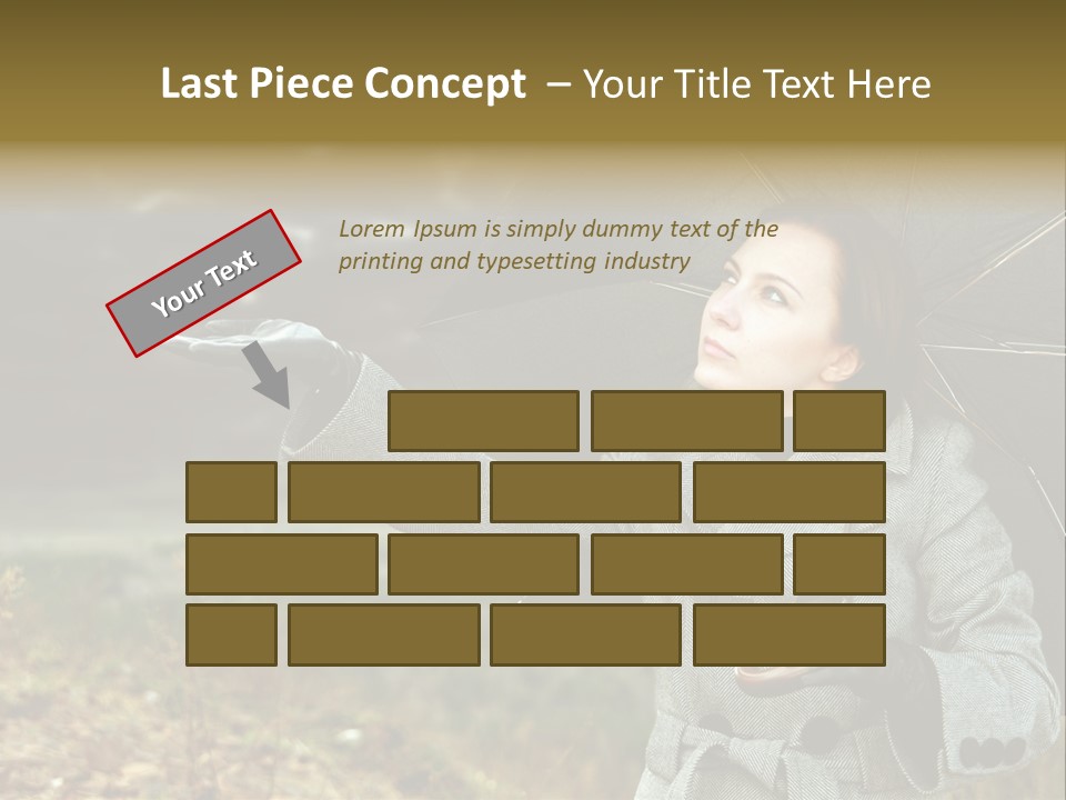 Green Nature Carrying PowerPoint Template