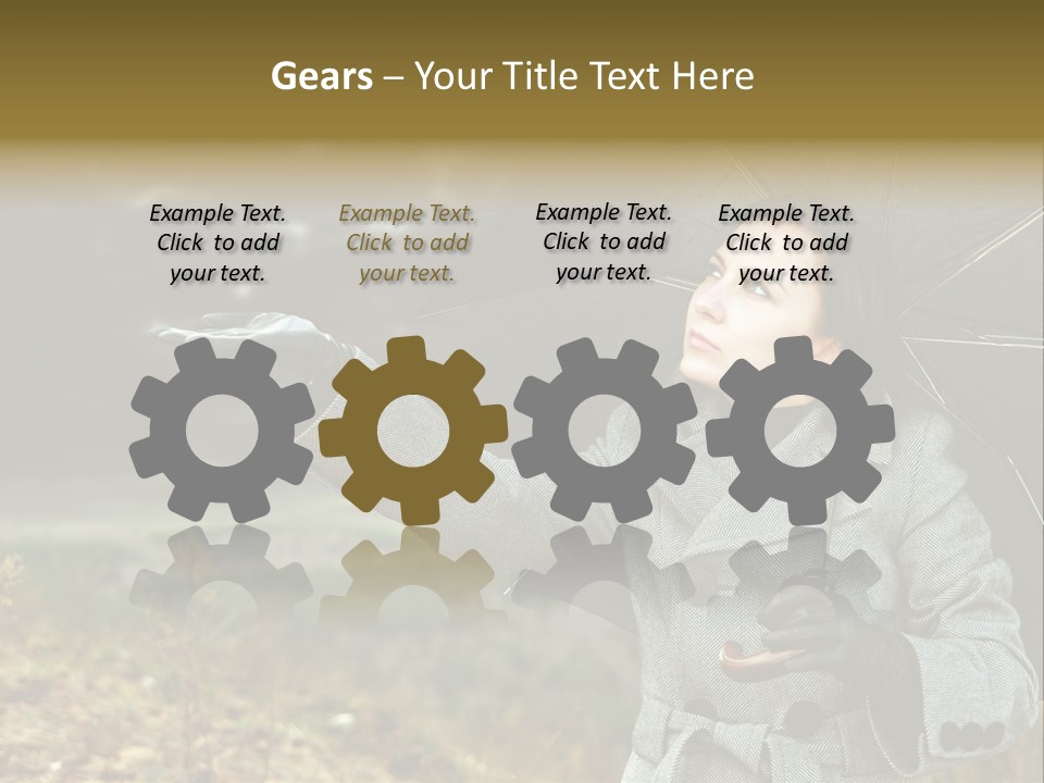 Green Nature Carrying PowerPoint Template