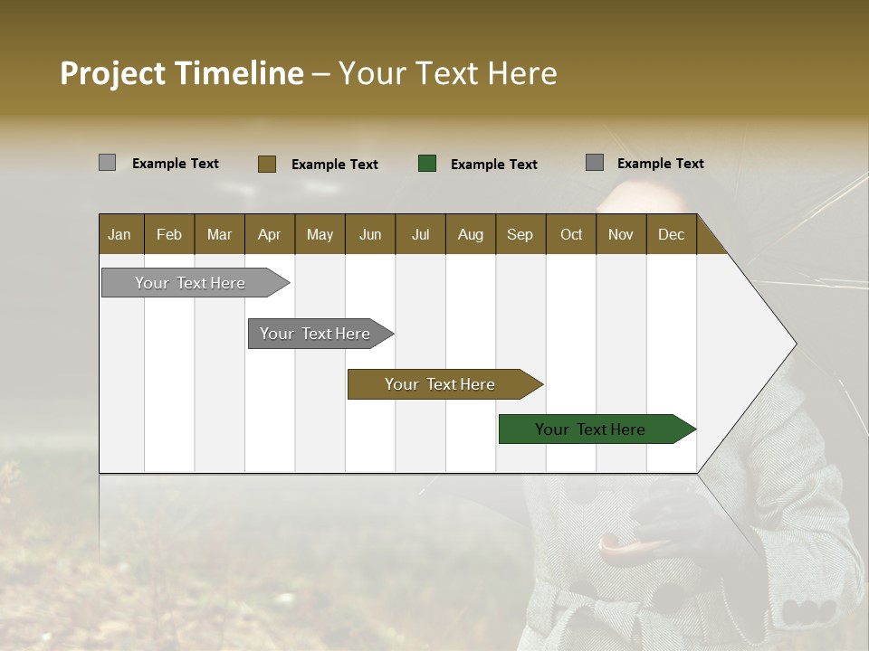 Green Nature Carrying PowerPoint Template