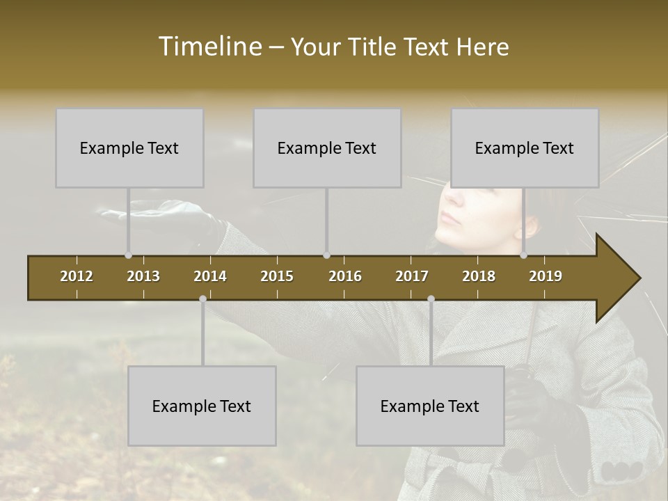 Green Nature Carrying PowerPoint Template