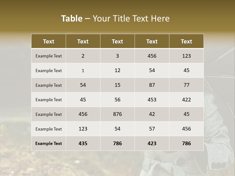 Green Nature Carrying PowerPoint Template