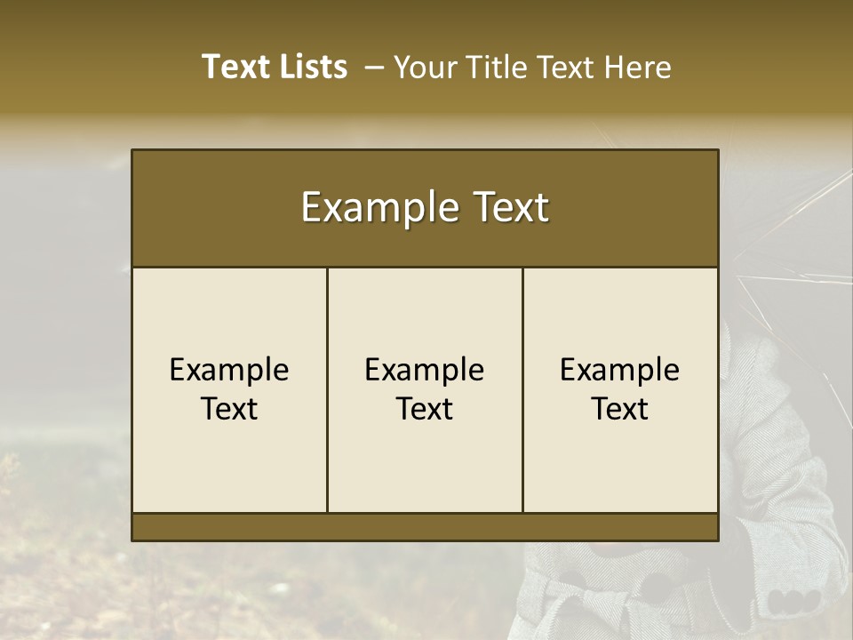 Green Nature Carrying PowerPoint Template