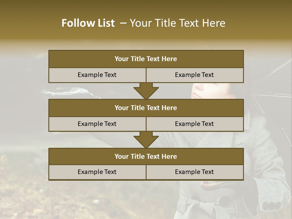 Green Nature Carrying PowerPoint Template