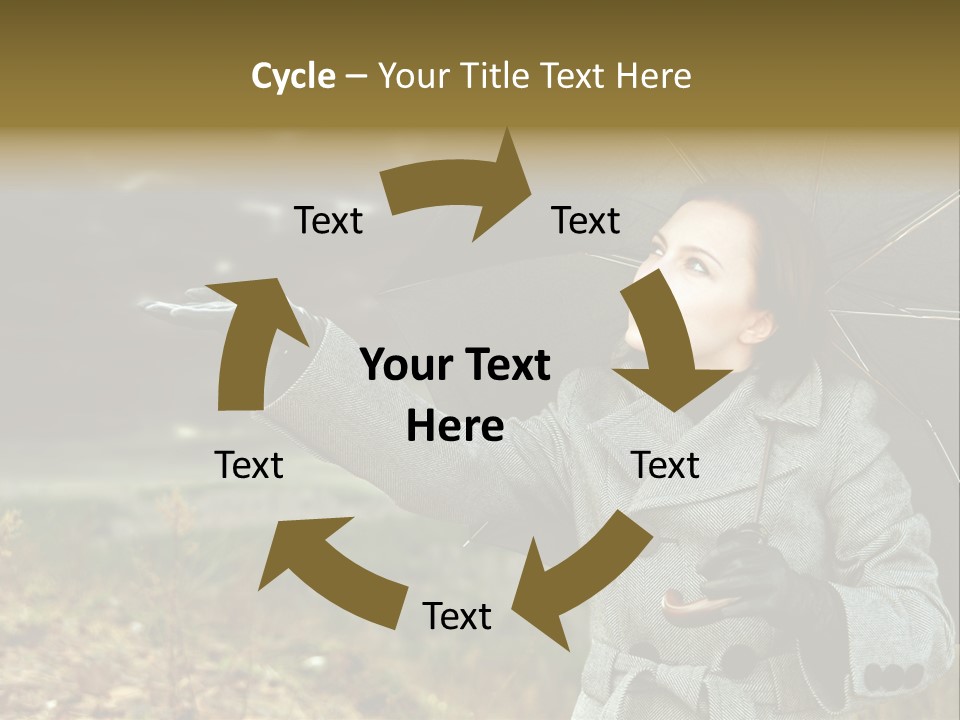 Green Nature Carrying PowerPoint Template