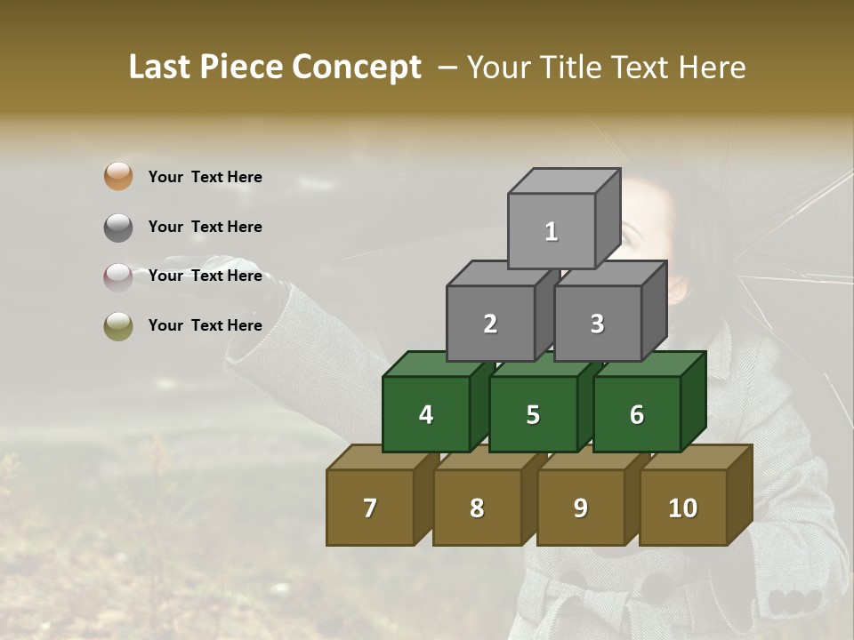 Green Nature Carrying PowerPoint Template