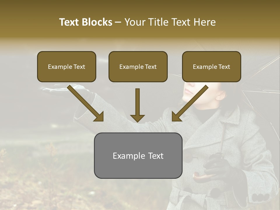 Green Nature Carrying PowerPoint Template