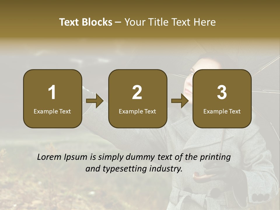 Green Nature Carrying PowerPoint Template